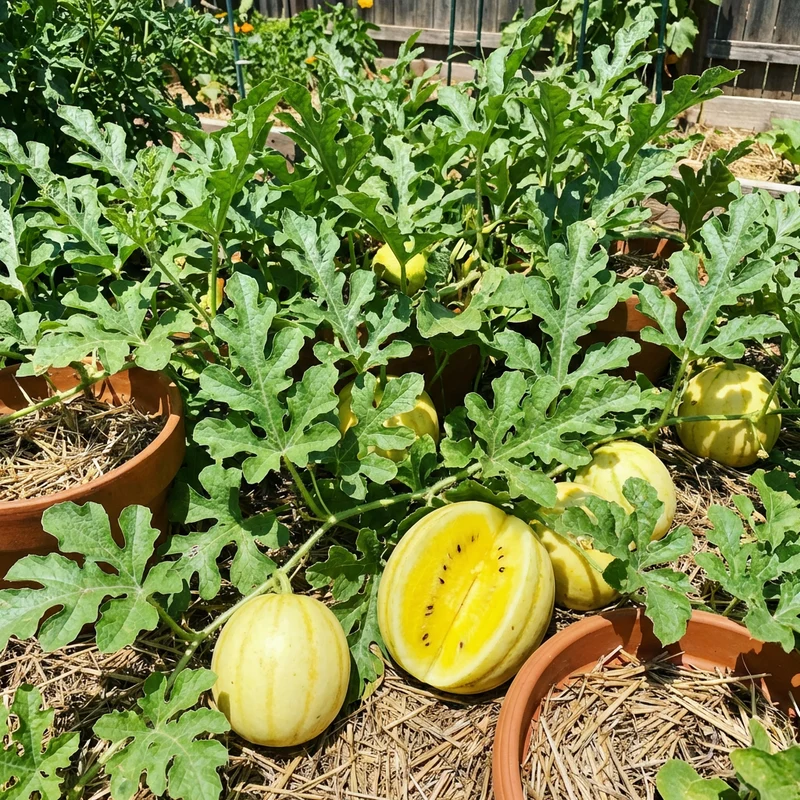 Yellow Watermelon Seeds for Planting – Sweet Yellow Flesh Heirloom Garden Variety