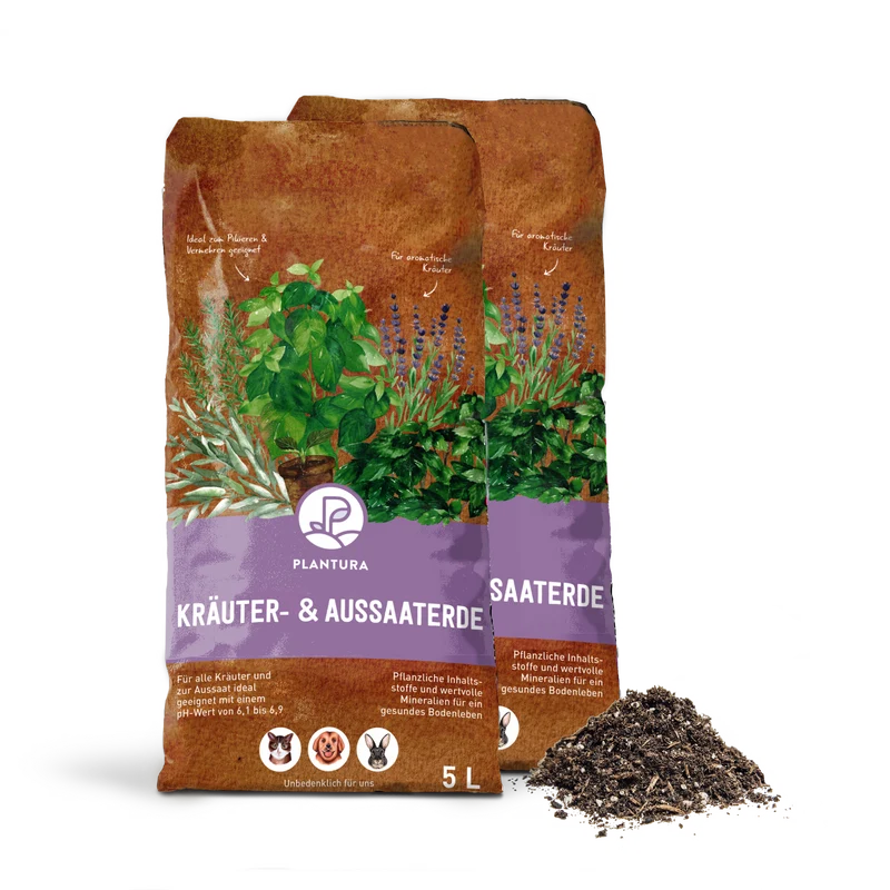 Bio-Kräuter- & Aussaaterde 2 x 5 L