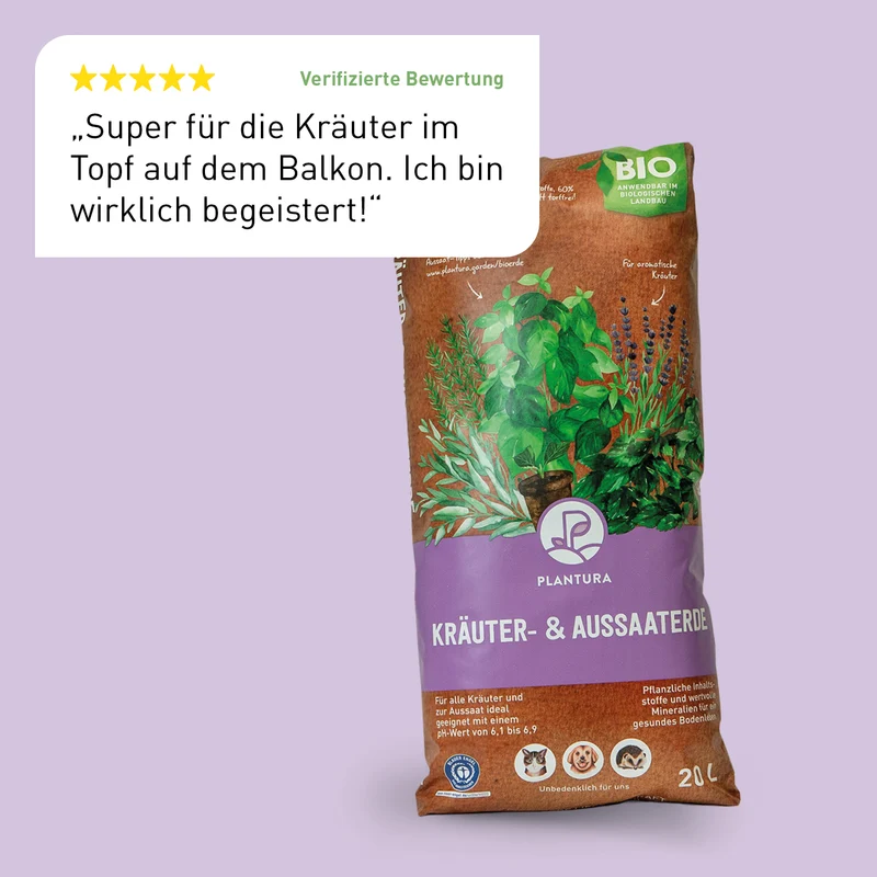 Bio-Kräuter- & Aussaaterde 2 x 5 L
