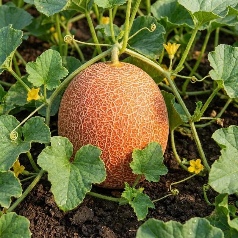 Red Cantaloupe Melon Seeds (Cucumis melo) – Heirloom Garden Fruit Variety