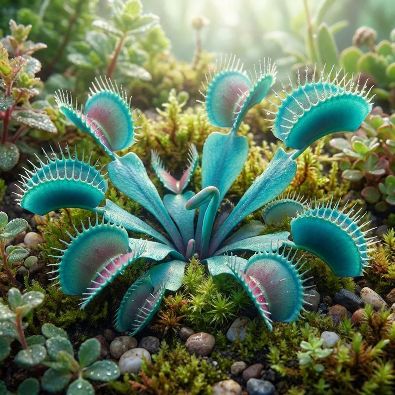 Blue Green Venus Fly Trap Seeds for Planting – Heirloom, Non-GMO, High Germination Carnivorous Plant Seeds