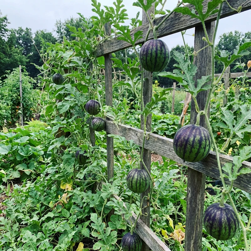 Green Purple Watermelon Fruit Seeds for Planting – Heirloom, Non-GMO, High Germination Organic Garden Seeds