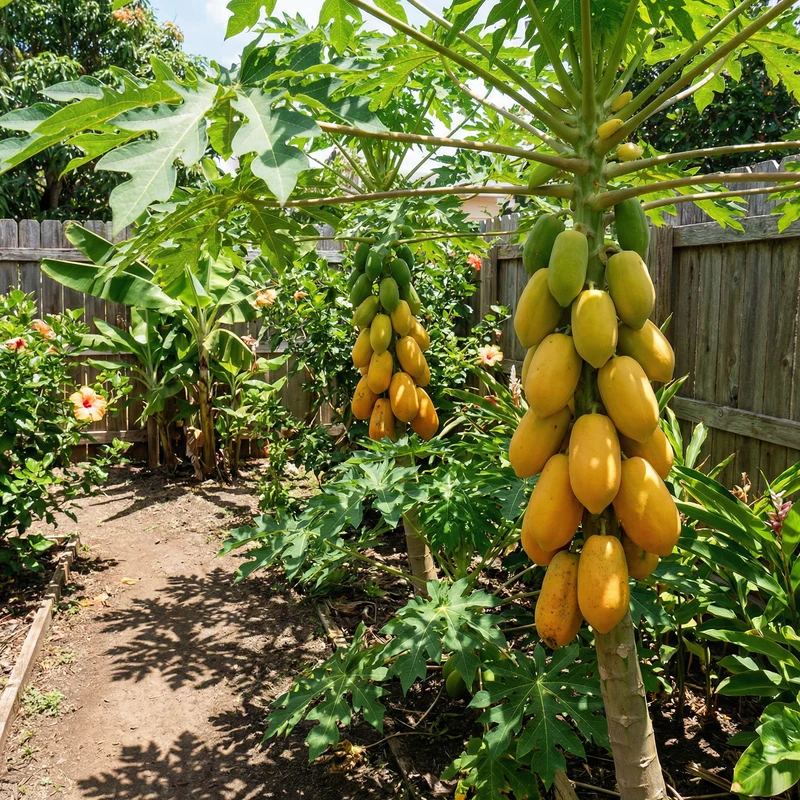 Red Lady Papaya Seeds (Carica papaya) – Taiwan Tropical Fruit Variety for Home Gardening