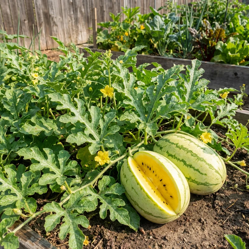Yellow Watermelon Fruit Seeds for Planting – Heirloom Non-GMO, High Germination Organic Garden Seeds