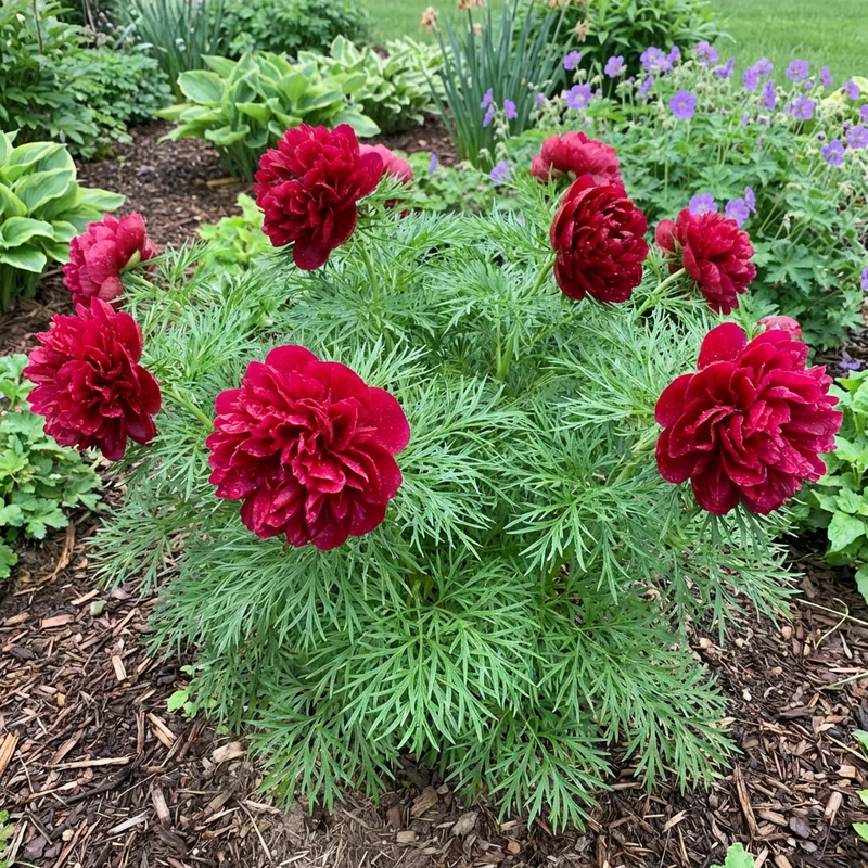Double Flowering Fernleaf Peony Seeds (Paeonia tenuifolia) – Fragrant Spring Blooms
