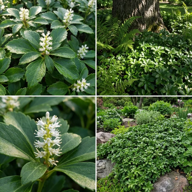 Japanese Spurge Pachysandra (Pachysandra terminalis) Flower Seeds for Garden Landscaping