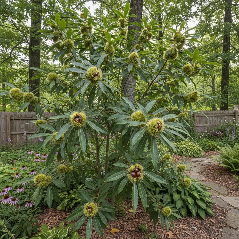 Chinquapin Chestnut Tree Seeds for Garden & Farm (Castanea pumila)
