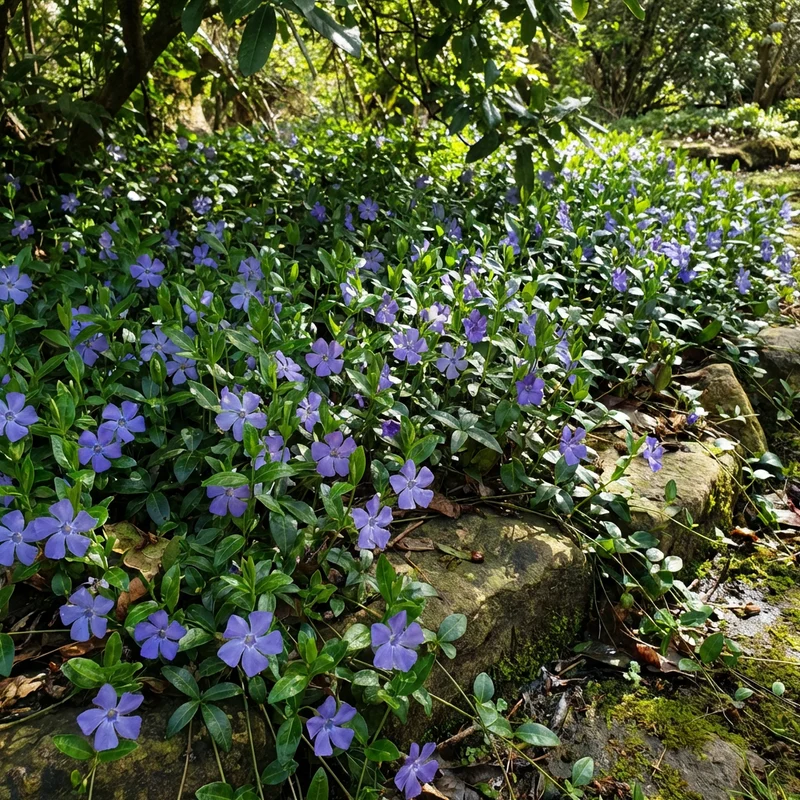 Vinca Minor (Vinca minor) Flower Seeds for Planting – Heirloom Perennial Groundcover Seeds