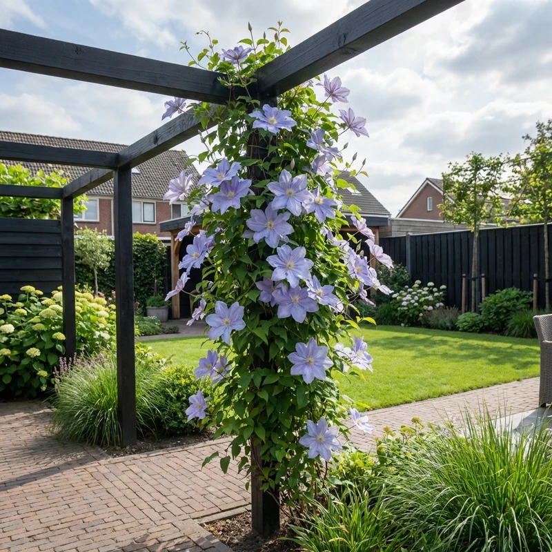 Kletterpflanze Clematis Blue Angel (Kissen)