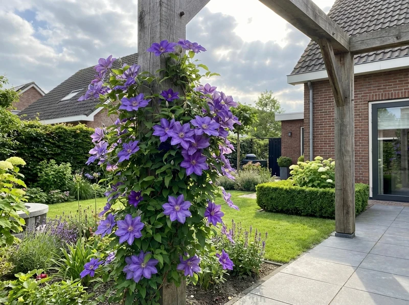 Kletterpflanze Clematis Esther PBR (Cushing-Rebe)