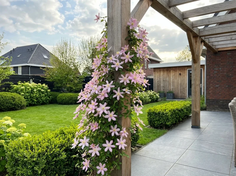 Kletterpflanze Clematis Country Rose PBR (Bosrank)