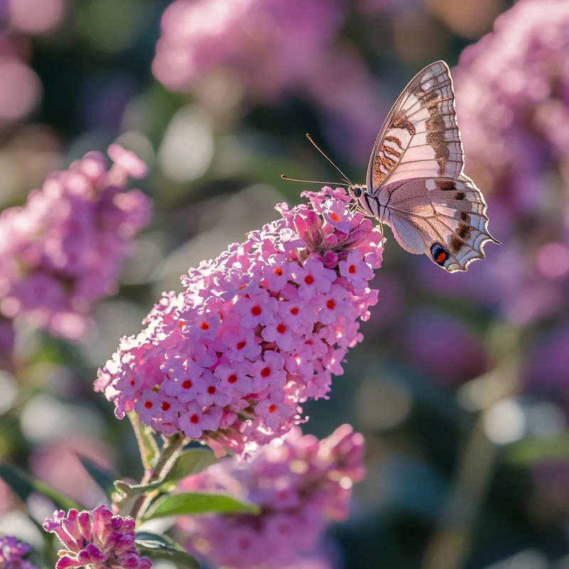 Pink Delight Butterfly Bush Seeds – Buddleja davidii Shrub with Vibrant Pink Blooms