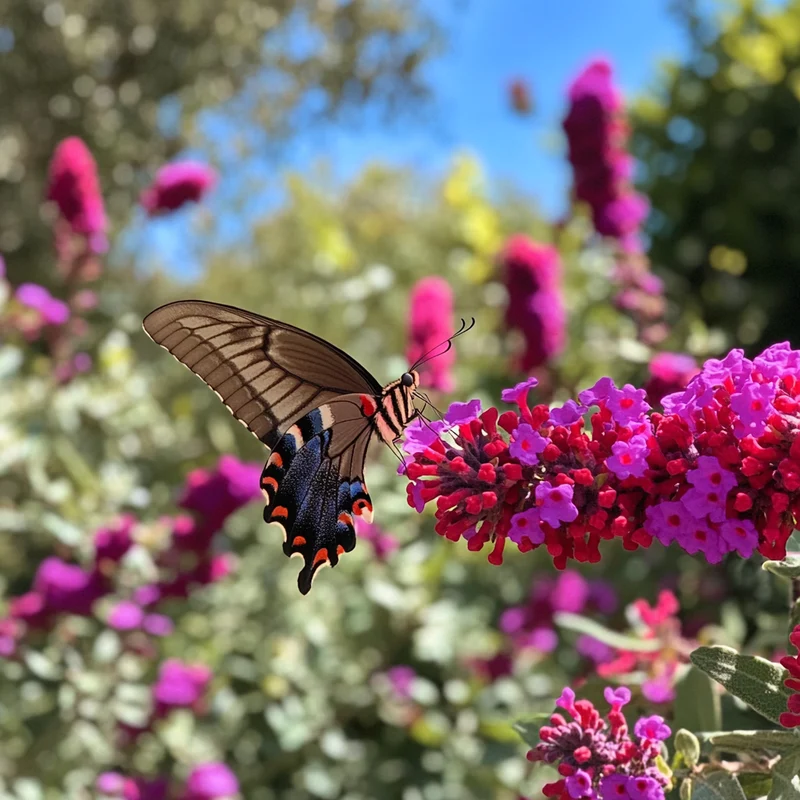 Royal Red Butterfly Bush (Buddleja davidii 'Royal Red') – Vibrant Red-Purple Blooms for Pollinators