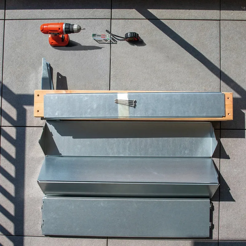bellissa INALTO M4 vertikales Hochbeet einseitig bepflanzbar 100x32x100 cm