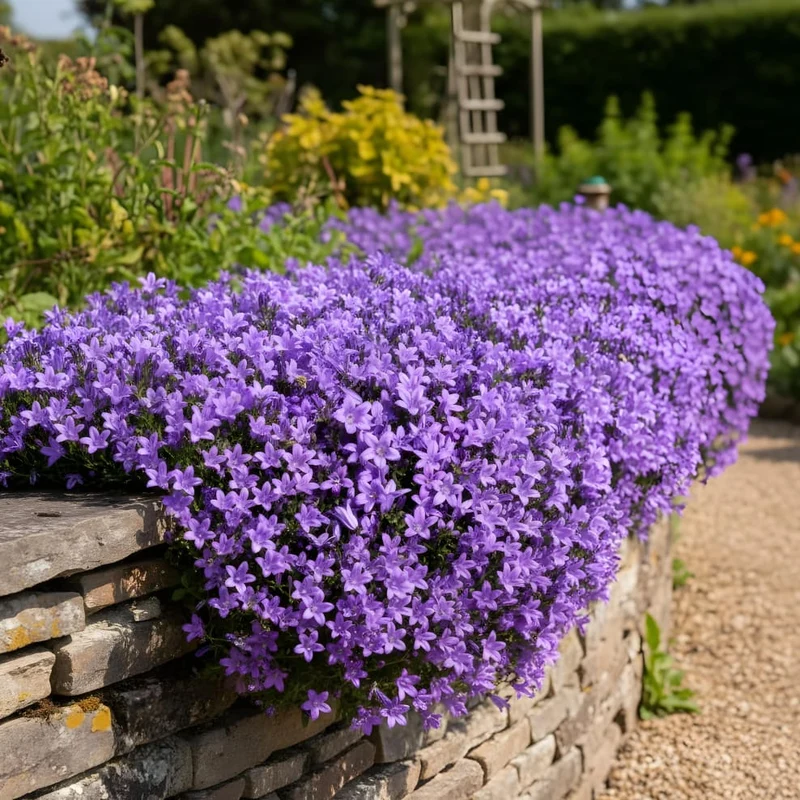 Dalmatiner Polster-Glockenblume Violett