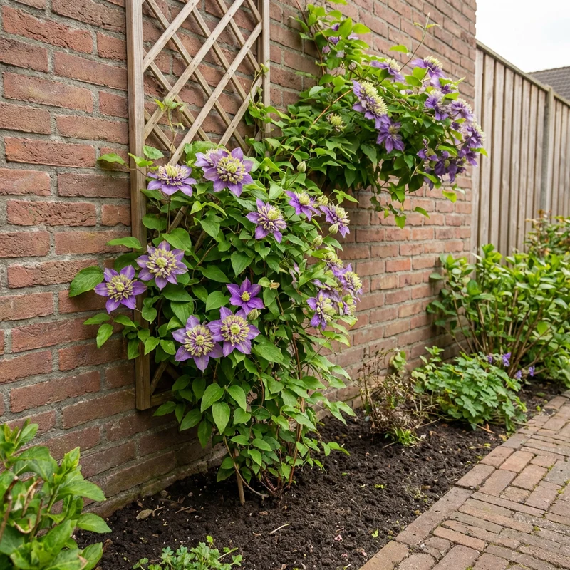 Kletterpflanze Clematis florida Taiga PBR (Cushing-Ranke)
