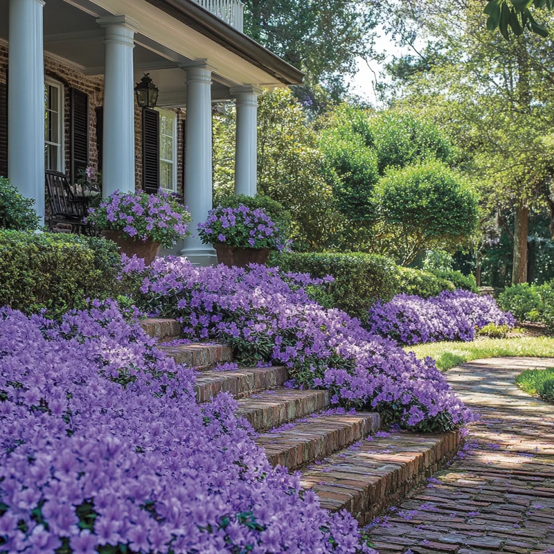 Reblooming Azalea Seeds – Purple Blooms with Year-Round Evergreen Interest