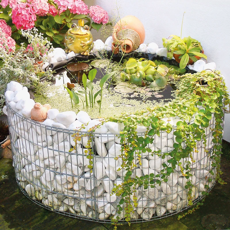 bellissa Hochteich Bausatz inkl. Teichfolie, Trennvlies Ø 92/72 cm H 40 cm