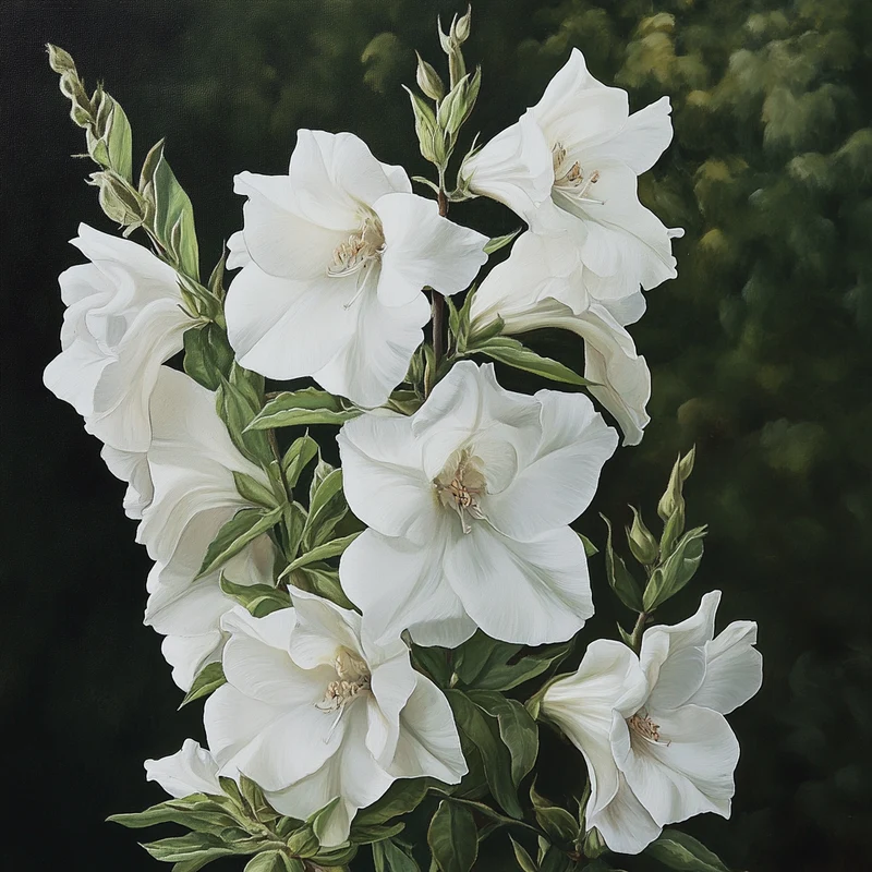 Hardy Evergreen White Flower Seeds – Elegant White Blooms & Year-Round Foliage