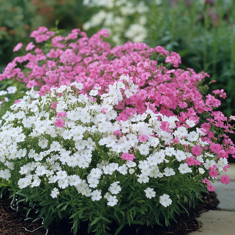 Pink-to-White Flower Seeds – Compact Mounded Blooming Plant for Borders & Containers