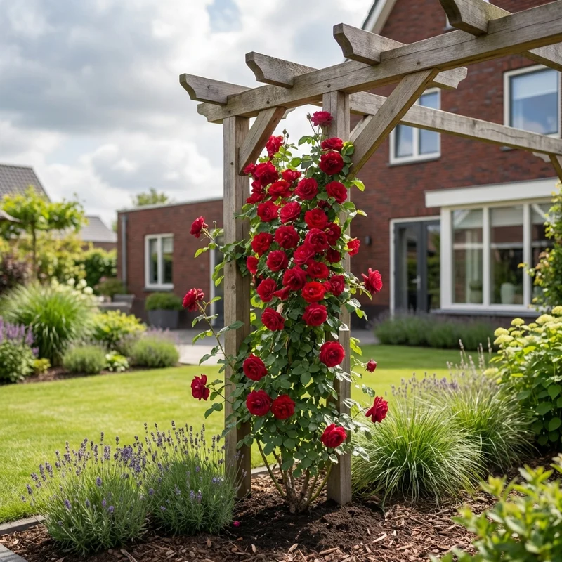 Kletterrose Rosa Red Climber (Kletterrose)