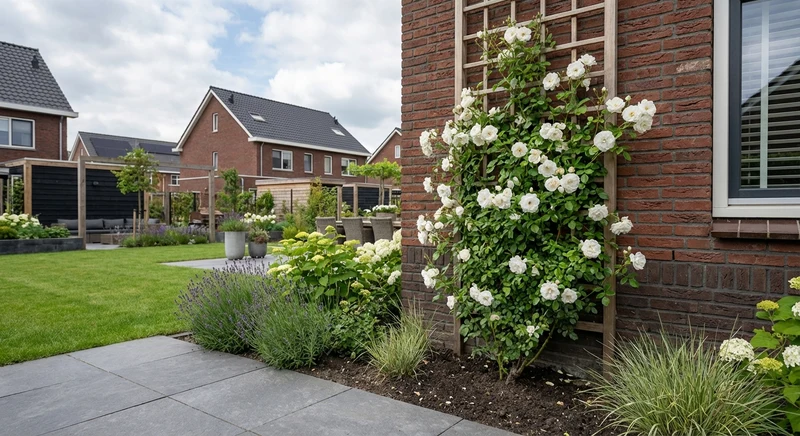 Kletterrose Rosa White Climber (Kletterrose)