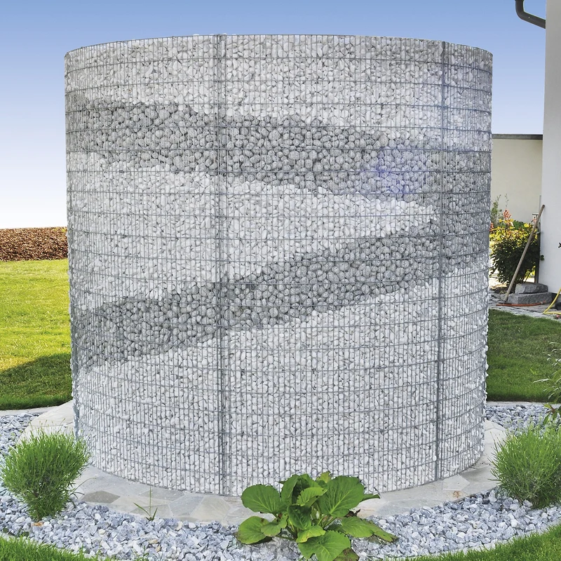 bellissa Schneckendusche/Umkleide Gabione 230x180xH200 cm