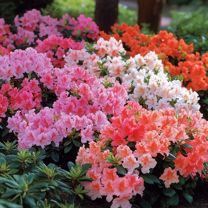 Reblooming Evergreen Azalea Seeds – Season-Long Color for Garden Borders