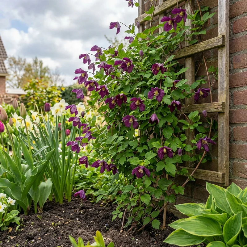 Kletterpflanze Clematis cirrhosa Landsdowne Gem (Cushing-Ranke)