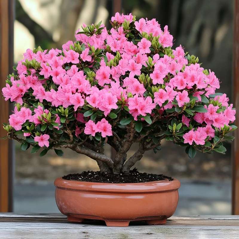 Dwarf Japanese Azalea Seeds – Deep Pink Flowering Shrub with Dense Compact Growth