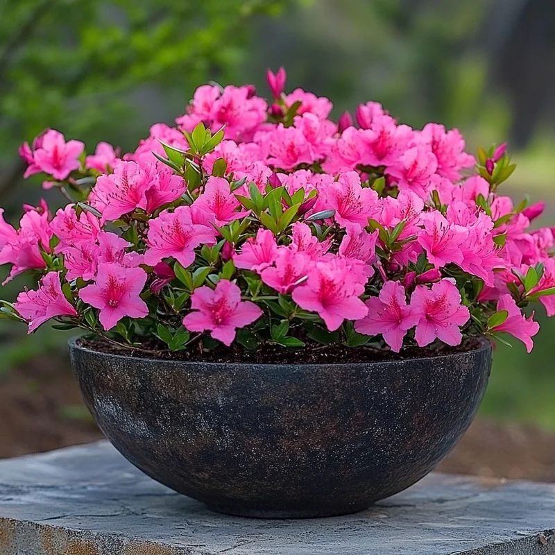 Dwarf Japanese Azalea Seeds – Deep Pink Flowering Shrub with Dense Compact Growth