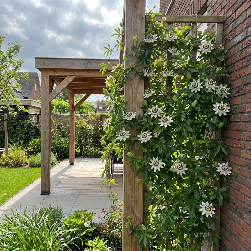 Kletterpflanze Passiflora Schönheit von Hannover (Passionsblume)