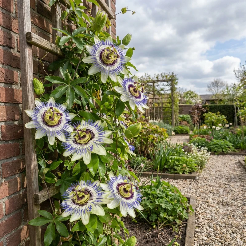 Kletterpflanze Passiflora caerulea (Passionsblume)