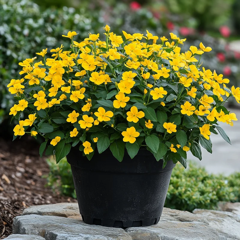 Dwarf Yellow Flower Seeds – Cold-Tolerant Compact Blooming Variety for Gardens & Borders