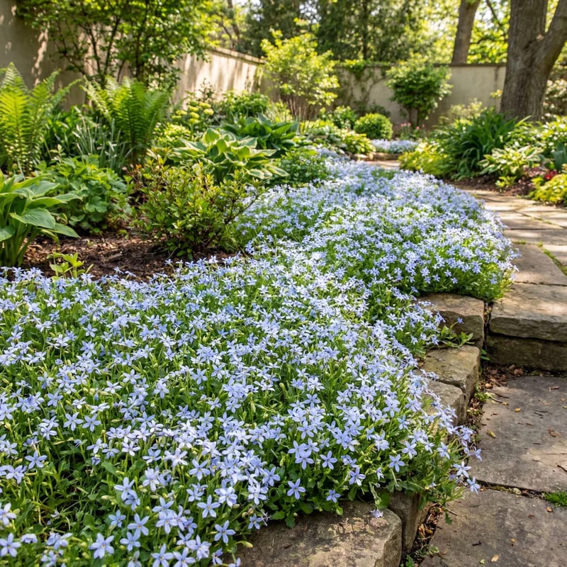 Blauer Bubikopf Blau