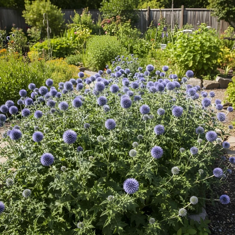 Kugeldistel 'Blue Globe' Violett
