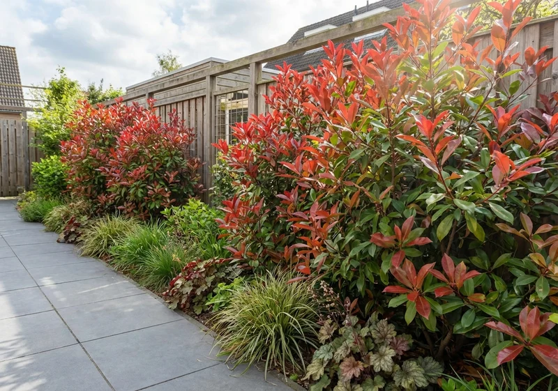 Glanzmispel (Photinia fraseri 'Carré Rouge')