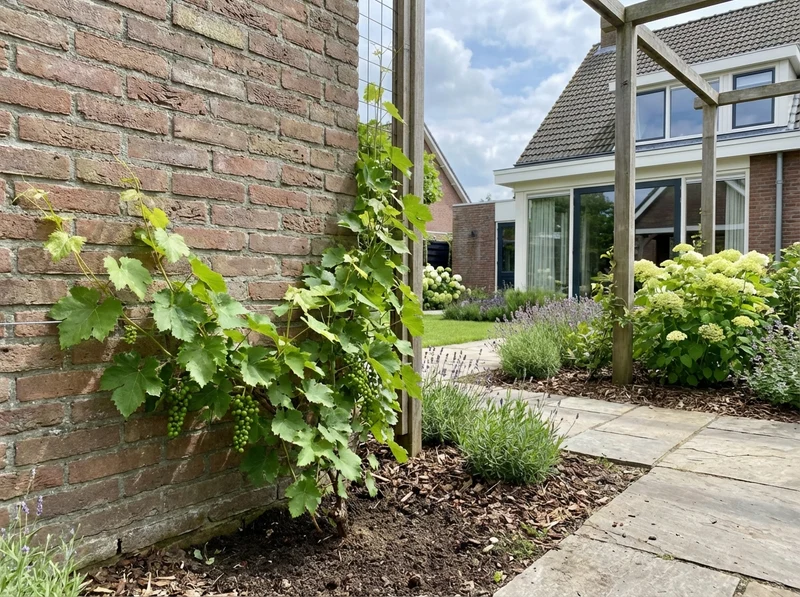 Kletterpflanze Vitis Himrod (kernlose Weinrebe)