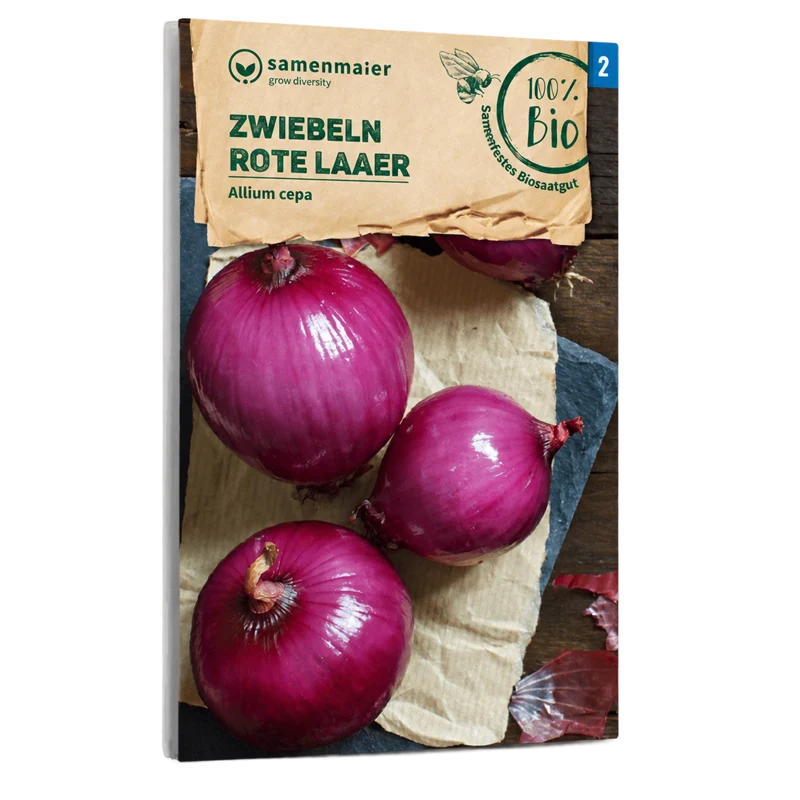 Bio-Zwiebeln 'Rote Laaer'