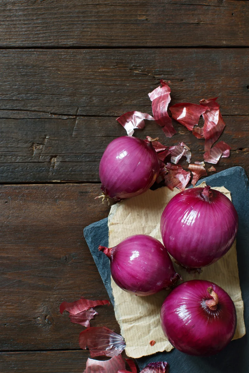 Bio-Zwiebeln 'Rote Laaer'