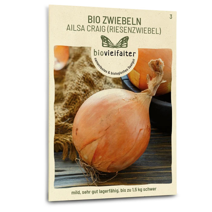 Bio-Zwiebeln 'Ailsa Craig' (Riesenzwiebel)