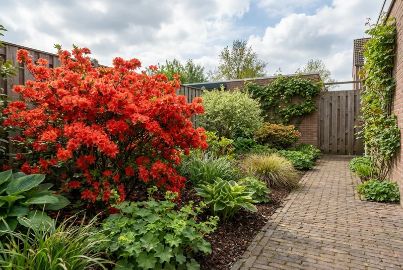 Rhododendron (Rhododendron (AJ) 'Geisha Orange' )