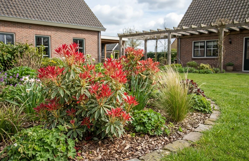 Rock Heather (Pieris 'Flaming Silver')