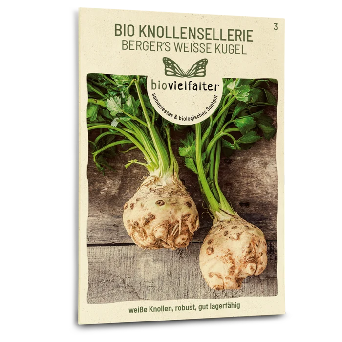 Bio-Knollensellerie 'Berger's weiße Kugel'