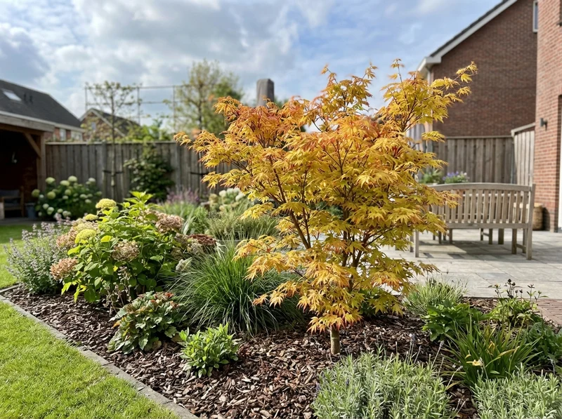 Japanischer Ahorn (Acer palmatum 'Orange Dream')