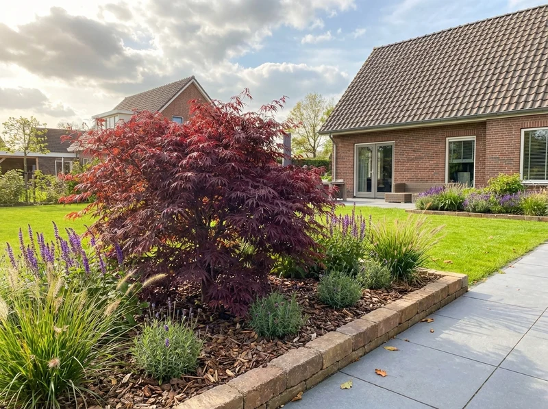 Japanischer Ahorn (Acer palmatum Royal Garnet)