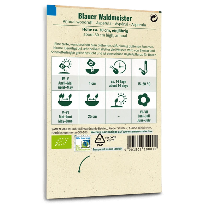 Bio-Blauer Waldmeister