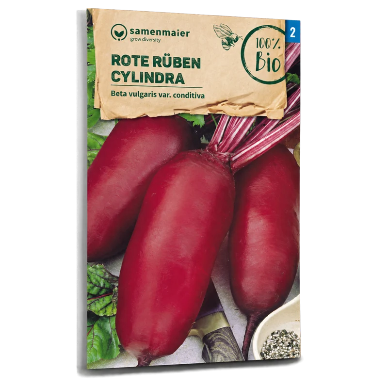 Bio-Rote Beete 'Cylindra' Lang
