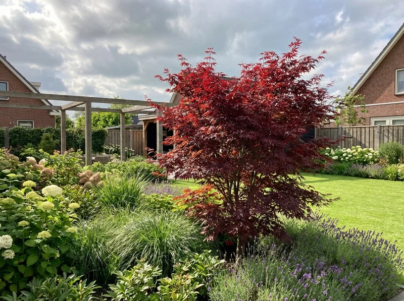 Japanischer Ahorn (Acer palmatum Royal Garnet)
