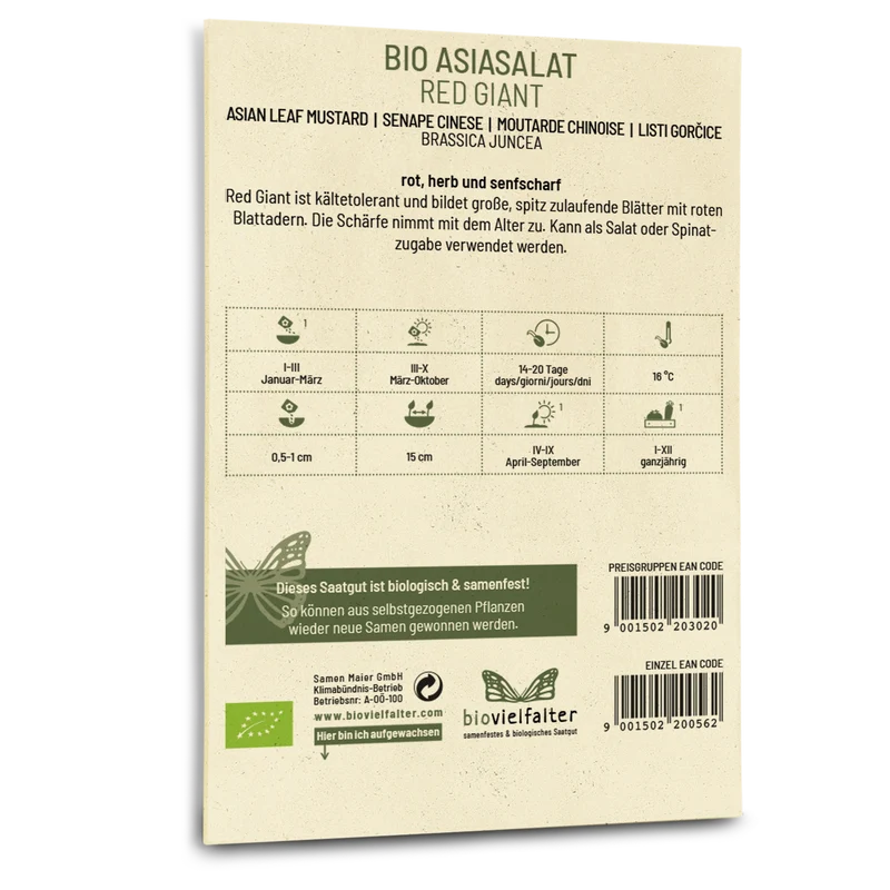 Bio-Asia-Salat 'Red Giant'